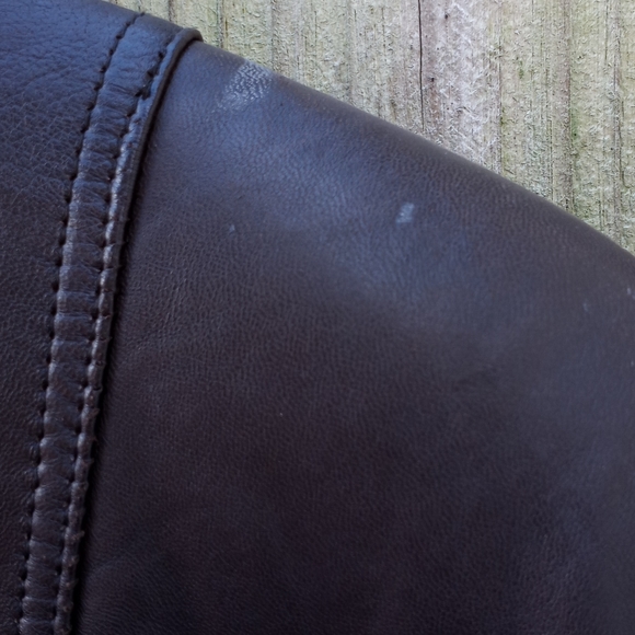 Vintage- LA STUDIO Retro Leather Coat - Picture 8 of 10